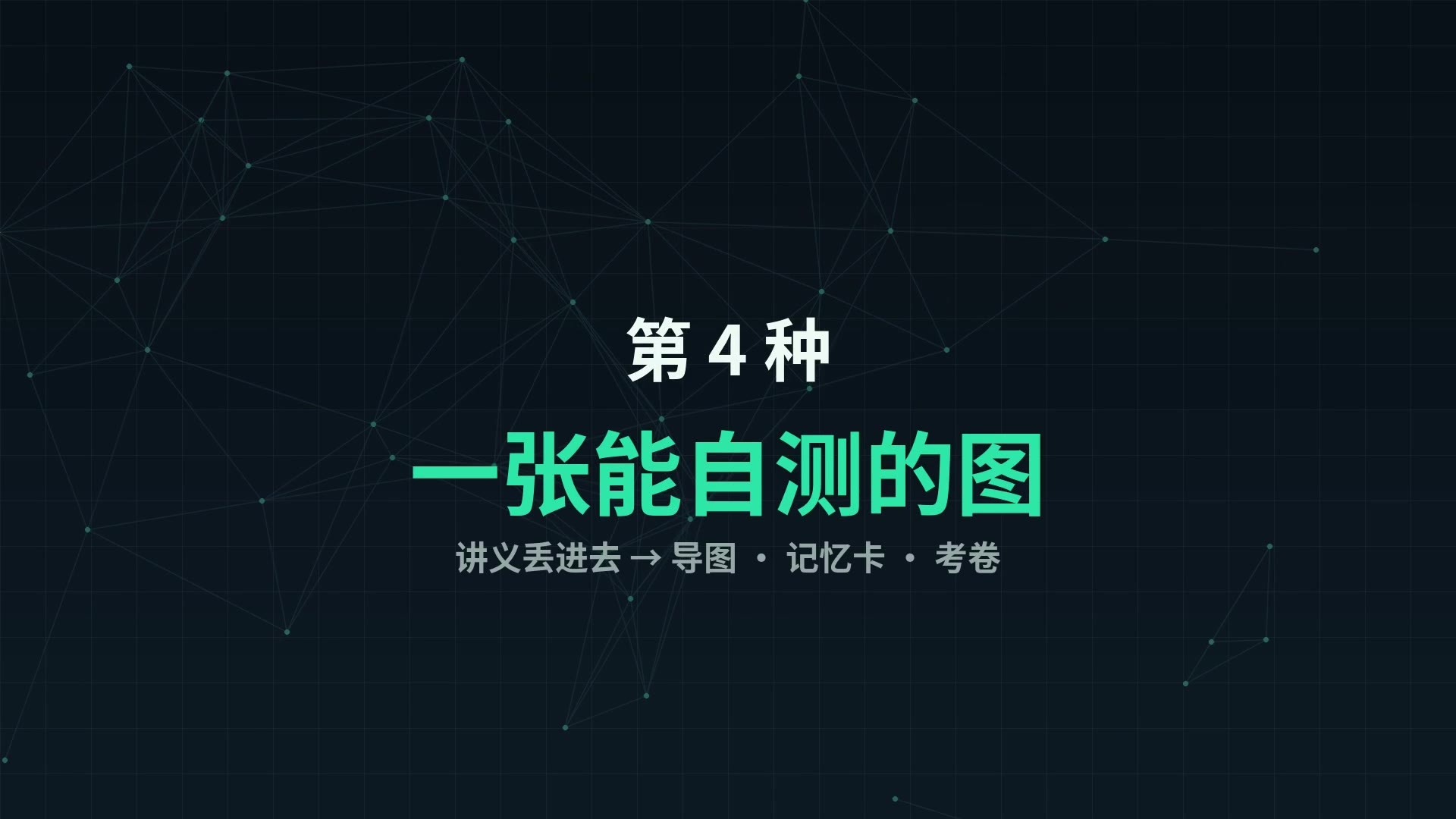 示意动画：导图软件，一张图看得到全貌